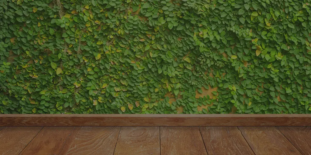 Muro verde instalado como elemento central de un espacio